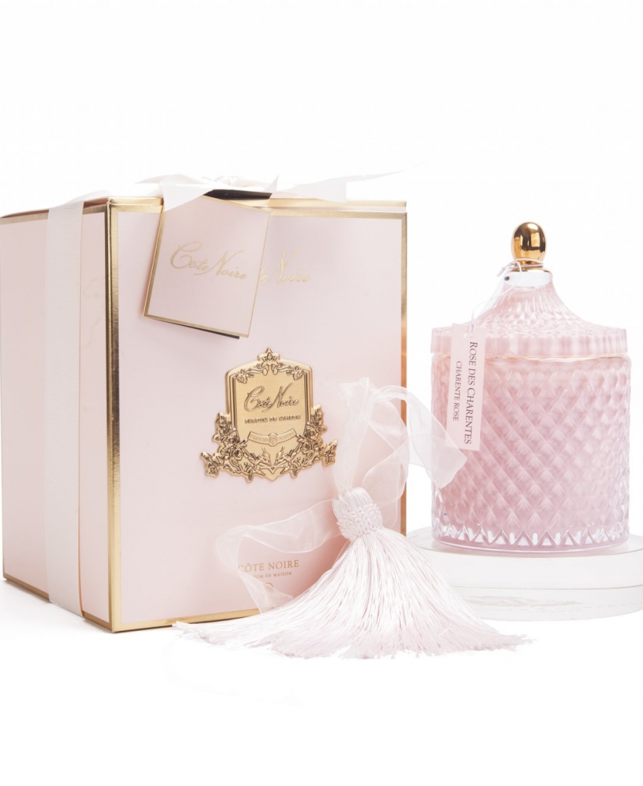 Pink Grand Art Deco Candle